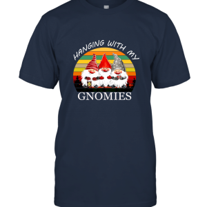 Hanging With My Gnomies  Merry Christmas Sunset T shirt Unisex T-Shirt