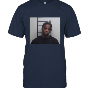 Hot New t shirt look free the rage travis scott mugshot white gildan t shirt Unisex T-Shirt