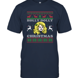 Holly Dolly Christmas Love Unisex T-Shirt