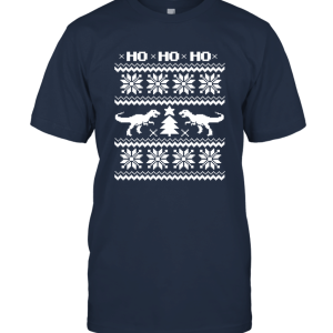 Ho Ho Ho Dinosaurs christmas Unisex T-Shirt