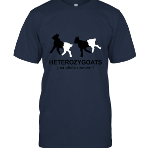 HETEROZYGOAST Just Allele Uneven Unisex T-Shirt