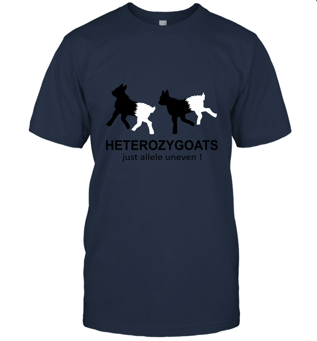 HETEROZYGOAST Just Allele Uneven Unisex T-Shirt