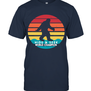 Hide and Seek World Champion Bigfoot Retro Vintage Unisex T-Shirt