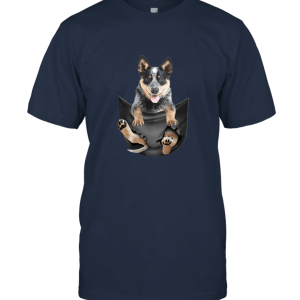 Heeler In Pocket Puppy Unisex T-Shirt
