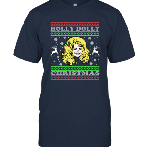 Holly Dolly Christmas Vintage Unisex T-Shirt