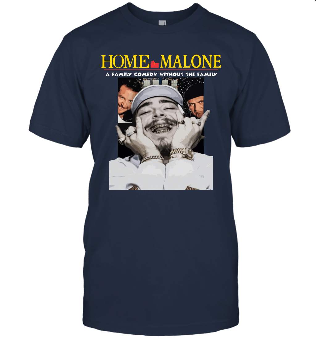 Home Malone Ugly Christmas Gifts Unisex T-Shirt