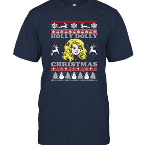 Holly Dolly Christmas Cool X Mas Unisex T-Shirt