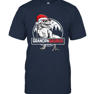 Grandpa Saurus Christmas Unisex T-Shirt