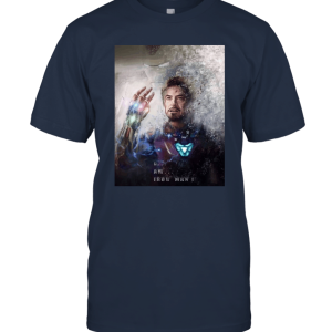 I Am Iron Man Shirt  Iron Man with Infinity Gloves Unisex T-Shirt