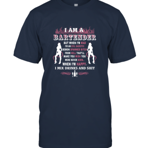 I Am A Bartender I Mix Drink Bartender Unisex T-Shirt