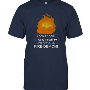 Howl's Moving Castle Calcifer Fire Demon Unisex T-Shirt