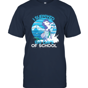 I survived 100 Days Of School Unisex T-Shirt