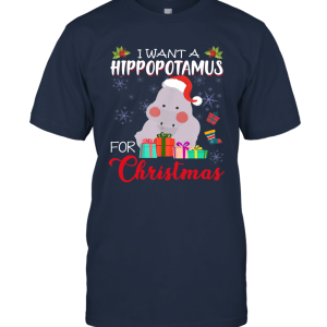 I Want A Hippopotamus For Christmas Unisex T-Shirt