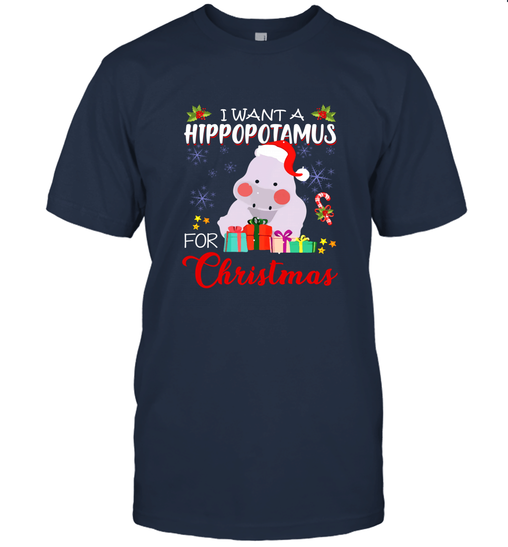 I Want A Hippopotamus For Christmas T shirt Unisex T-Shirt