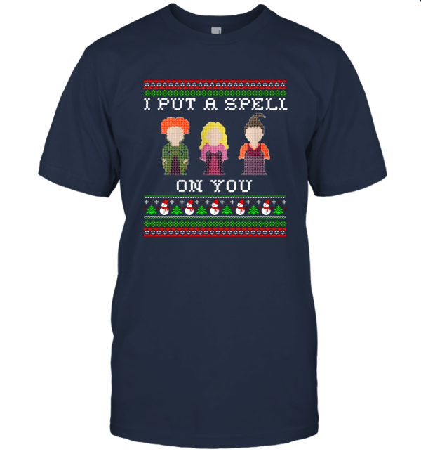 I Put A Spell On You Three Witches Halloween Unisex T-Shirt