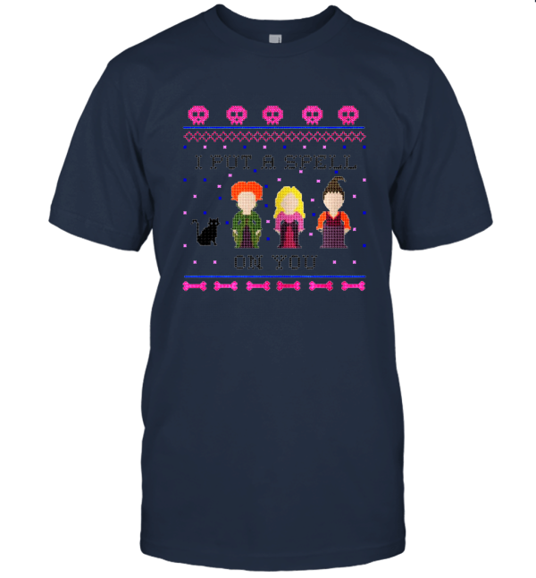 I Put A Spell On You Three Witches Funny Unisex T-Shirt