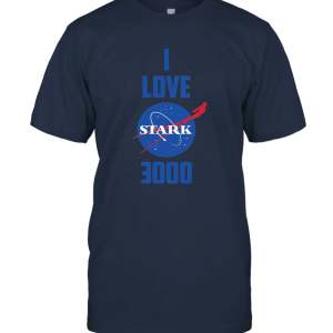 I Love You 3000 Nasa Stark Logo Unisex T-Shirt