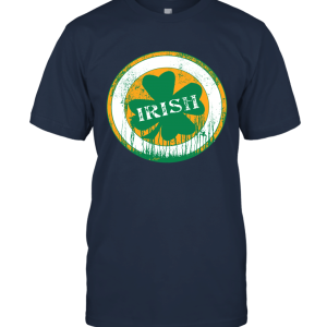 Irish Four Leaf Dripping Clover Unisex T-Shirt