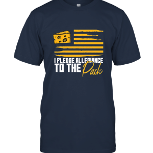 INKpressionists Green Bay Football Fans  I Pledge Allegiance to The Pack Flag Classic Unisex T-Shirt