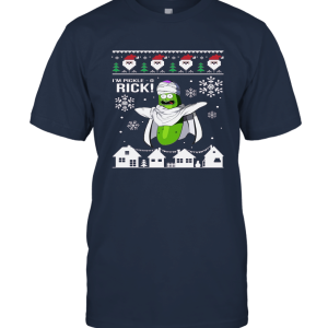 I'm A Pickle Rick Ugly Merry Christmas Unisex T-Shirt