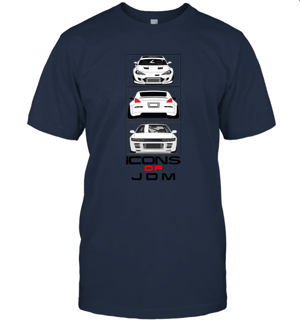 JDM Icons Scion FRS Nissan 350Z Unisex T-Shirt