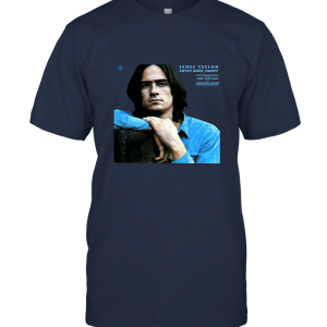 James Taylor Sweet Baby James Print Round Unisex T-Shirt