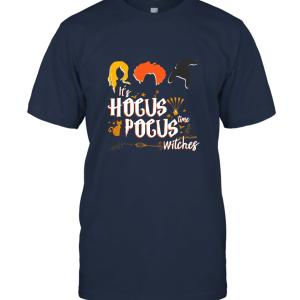 It's Hocus Time Witches Funny Halloween T shirt Gift Unisex T-Shirt