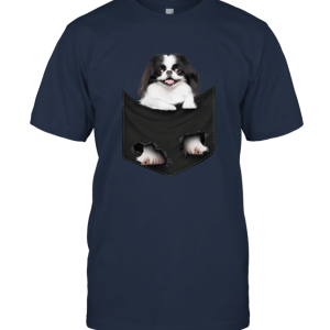 Japanese Chin dog pocket Unisex T-Shirt