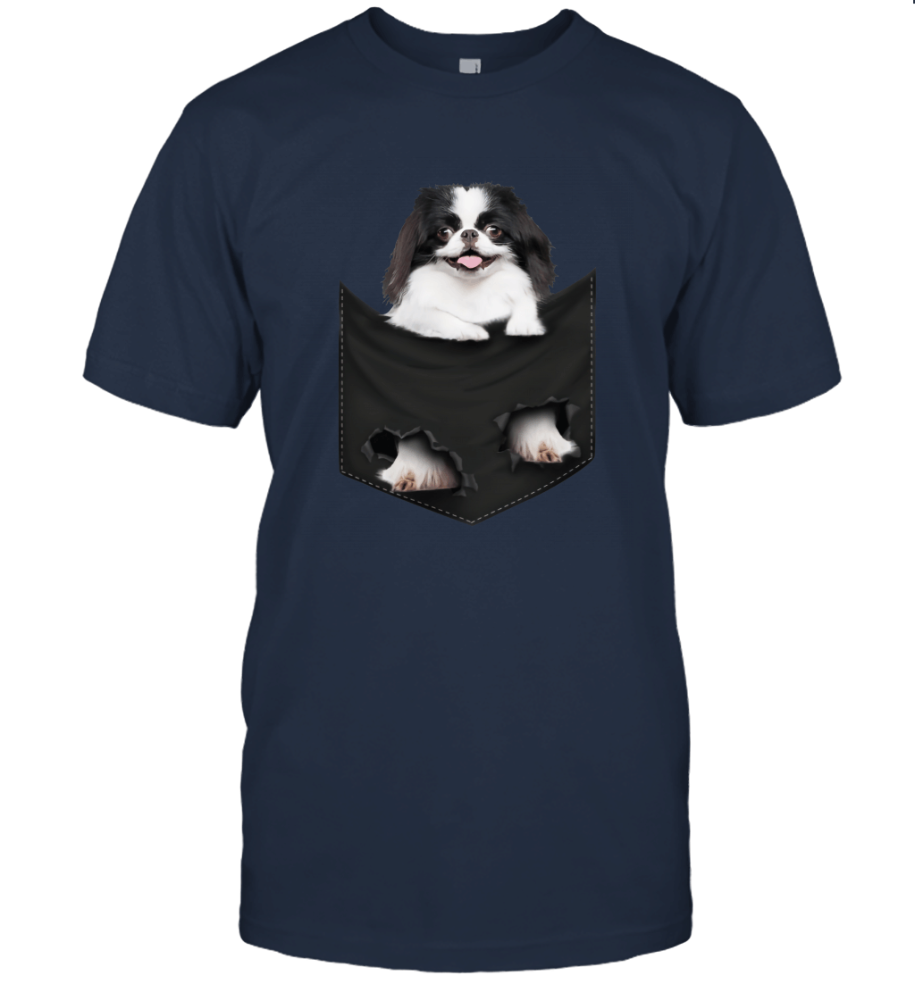 Japanese Chin dog pocket Unisex T-Shirt