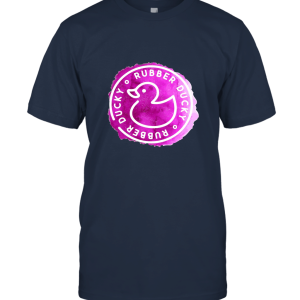 Jack and Gabrielle Rubber Ducky Pink Unisex T-Shirt