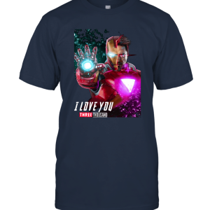 Iron Man Half Tony Stark I Love You Three Thousands Unisex T-Shirt