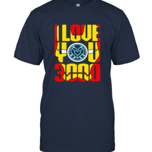 Iron Man I Love You 3000 Logo Unisex T-Shirt