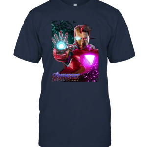 Iron Man Half Tony Stark Avengerss Endgame Unisex T-Shirt