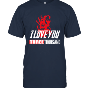 Iron Man I Love You 3000 Iron Logo Unisex T-Shirt
