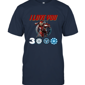 Iron Man Fan I Love Three Thousand Thank You Goodbye End Game Fan Unisex T-Shirt