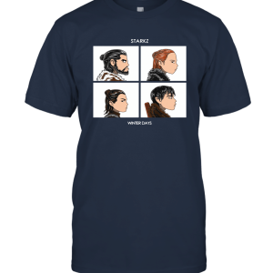 Jon snow sansa stark arya stark bran stark starkz winter days shirt Unisex T-Shirt