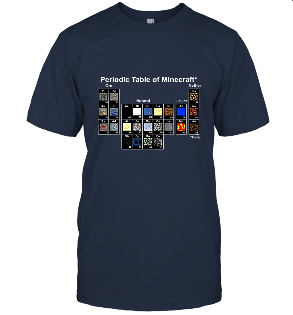 JINX Minecraft Periodic Table áo ?? Unisex T-Shirt