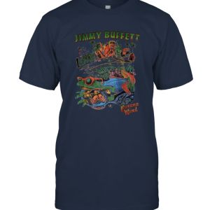 JIMMY BUFFETT CONCERT T SHIRT vtg 90s BANANA WIND Tour Off To See the Lizard XL Unisex T-Shirt