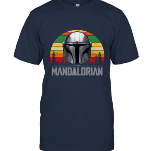Mandalorian Vintage Retro Christmas Unisex T-Shirt