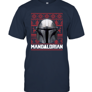 Mandalorian Ugly Red Christmas Merry Xmas Unisex T-Shirt