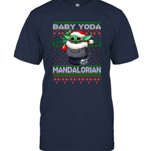 Mandalorian Baby Yoda Xmas Merry Christmas Unisex T-Shirt