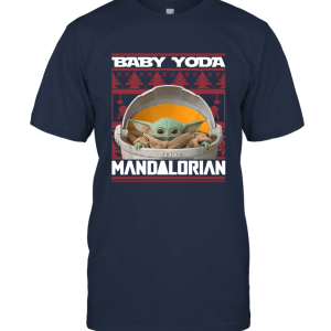 Mandalorian Baby Yoda Xmas Merry Christmas Gift Idea Unisex T-Shirt