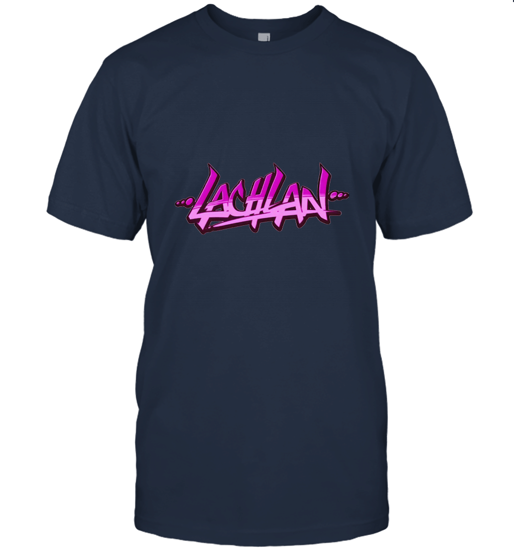 Lachlan Pink Logo Unisex T-Shirt