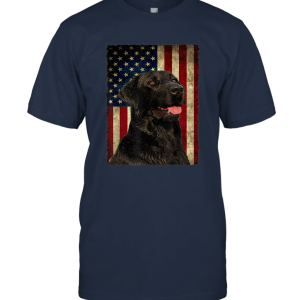 Labrador T Shirt Gift USA Flag Unisex T-Shirt