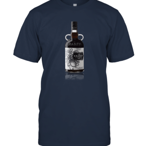 Kraken Rum Bottle Black T Shirt Unisex T-Shirt