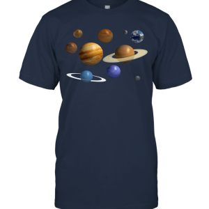 Kisspng the nine planets solar system saturn clip art solar 5abe6a57c5abd9.0909555115224285038097 Unisex T-Shirt