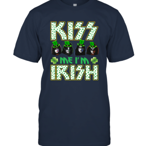 Kiss Me I_m Irish Funny American Rock Band St Patrick_s Day Unisex T-Shirt