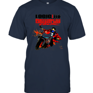 LogicThe Confessions of a Dangerous Mind t shirt tour 2019 with J.I.D  font Unisex T-Shirt