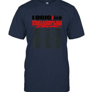 LogicThe Confessions of a Dangerous Mind t shirt tour 2019 with J.I.D  back Unisex T-Shirt