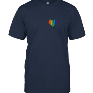 Lgbt heartbeat Unisex T-Shirt